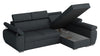 Corner Sofa Bed BOSTON MINI PREMIUM with Storage Sleep Function Springs Corduroy