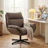 Accent Chair with 360 Swivel Dark Brown