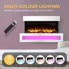 Wall Mounted Electric Fire with Log & Crystal Fuel Bed – Endeavour Fires Fenwick