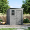 16x8 12x8 8x8FT Plastic Garden Tool Storage Shed Outdoor Lockable Bike Bin House