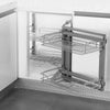 PullOut Kitchen Magic Corner Baskets Cupboard Larder Storage Shelf Rack Close UK