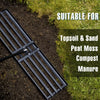 Lawn Leveling Rake 100cm x 25cm Level Lawn Tool with 79" Steel Extended Handle
