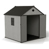 16x8 12x8 8x8FT Plastic Garden Tool Storage Shed Outdoor Lockable Bike Bin House
