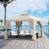 3 x 3M Metal Gazebo Garden Marquee Patio Tent Pavilion Canopy Sun Shade Shelter