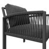 Garden Furniture Set Outdoor 8 Seater Corner Sofa with Glass Dining Table, Grey