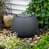 Garden Fountain Water Feature LED Lights Indoor Outdoor Polyresin Statues Decor