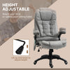 Office Chair w/ Heating Massage Points and Lumbar Support Grey