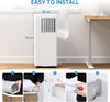 7000 BTU Portable Air Conditioner 3-in-1 Air Cooler w/ Fan & Dehumidifier Mode