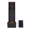 Garden Water Feature Outdoor Solar Powered LED Fountain Waterfall Teamson