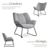 Armchair Accent Chair Living Room Wingback Design Reading Single Seater Sofa