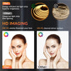 Round Bathroom Mirror with Bluetooth Demister Illuminated 3 LED Lights 600x600mm