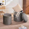 Small Footstool Ottoman Shoe Changing Stool Padded Foot Rest Entryway Livingroom