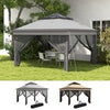 3 x 3(m) Pop Up Gazebo Party Tent with Netting, Height Adjustable