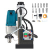 Portable Electric Magnetic Drill 1100W 12000N 2"Depth 40 mm Boring Dia w 11 Bits