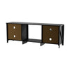 Electric Fireplace With TV Stand Unit Cabinet LED Fire Heater Flame Living Room