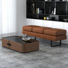 Salon Reception Bench Office Chair-Brown
