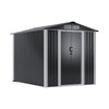 Metal Garden Shed 6 x 8ft Outdoor Storage House Waterproof Sheds Lockable Doors