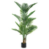 6FT Artificial Leaves Tropical Fake Plant Pot Traveller Palm Tree Indoor Outdoor