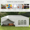 6 x 3(m) Outdoor Gazebo Canopy Party Tent with 6 Removable Side Walls for Garden