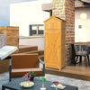 Outdoor Storage Shed Garden Tool Utility Cabinet Waterproof Asphalt Roof