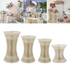 Folding Paper Cylinder Plinth Flower Pedestal Wedding Centerpiece Cake Stand DIY