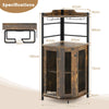 Corner Bar Cabinet Industrial Cabinet