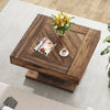 Square Coffee Table, 31.5-Inch Modern Wood Center Tea Table for Living Room