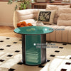 40CM/60CM Coffee Table Round Wood Side Table Sets With Hidden Storage Walnut