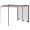 Pergola Patio Sun Shelter Grape Tent Retractable Canopy Refurbished
