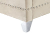 Velvet EU Super King Size Bed Beige AYETTE