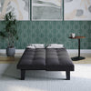 3 Seater Folding Sofa Bed Upholstered Couch Futon Settee Love Seat Plastic Legs
