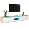 Modern LED TV Stand Cabinet TV Unit 180cm High Gloss Front Entertainment Unit