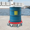 Heavy Duty 8-Wheel Drum Dolly Cart for 55 Gallon Barrel UK Warehouse