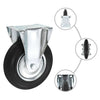 4pcs Heavy Duty Swivel Castor Trolley 200 mm Furniture Caster Rubber Y6J2