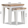Nest of 2 Tables Set of Sofa Coffee Side Tables Wooden Lamp Stand Florence Furni