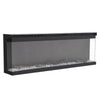 70inch Electric Fireplace LED Media Freestand/Inset Fire 3 Side Panoramic Remote
