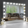 Hollywood Vanity Make Up Mirror with Lights 18-LED Tabletop Wall Metal
