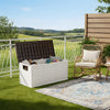 Large Outdoor Storage Box Garden Patio Plastic Chest Lid Container Multibox Shed