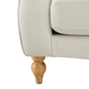 Dusk Hebden Cream Linen 3 Seater Sofa RRP £999