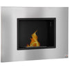Wall Ethanol Fireplace, Bioethanol Heater Fire with 1.2L Tank, 3 Hours Burning