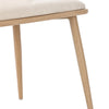 4 Pcs Retro Dining Chairs Set Kitchen Chairs with Rattan Backrest & Padded Seat