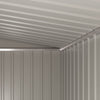 5 x 3ft Garden Shed Galvanised Metal Shed Outdoor Storage Tool Small House Grey
