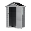 16x8 12x8 8x8FT Plastic Garden Tool Storage Shed Outdoor Lockable Bike Bin House