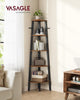 5 TIER LADDER SHELF WOOD FLOWER RACK CORNER STORAGE UNIT PLANT STAND DISPLAY UK