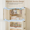 Mobile Closet Wardrobe, Collapsible Wardrobe Storage Box, Foldable Closets