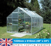 4mm Clear Twinwall Greenhouse Polycarbonate Sheet | 1220mm x 610mm (48" x 24")