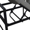 Garden Furniture Set Metal 7 Seater Outdoor Dining Table and Sofa with Cushions