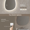 Illuminated Bathroom Mirror with LED Lights Wall Mounted Demister Touch Sensor