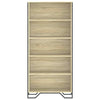 Book Cabinet Sonoma Oak 80x31x169 Engineered wood F2M3