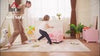 Kids Armchair Children Sofa Set with Footrest Toddler Padding Couch